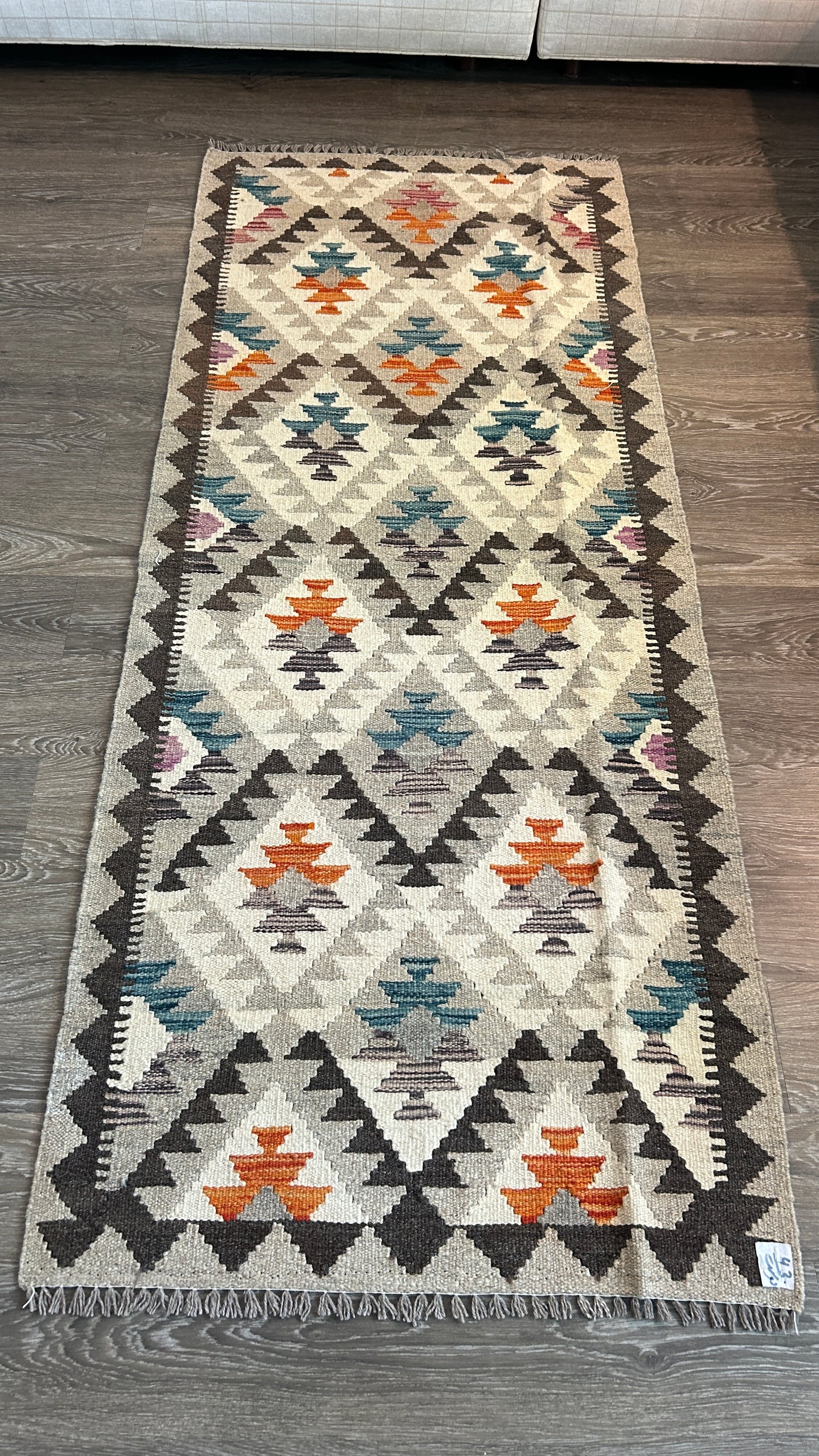 Kilim Rug 2,9" x 6,10"