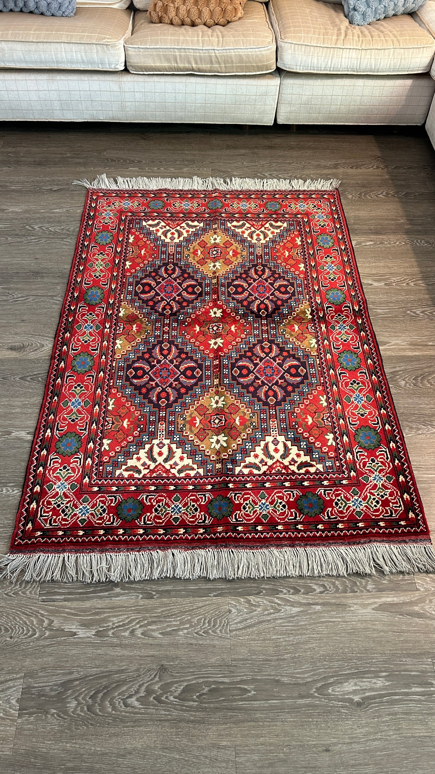 Handmade Rug 3'2" x 5'1”
