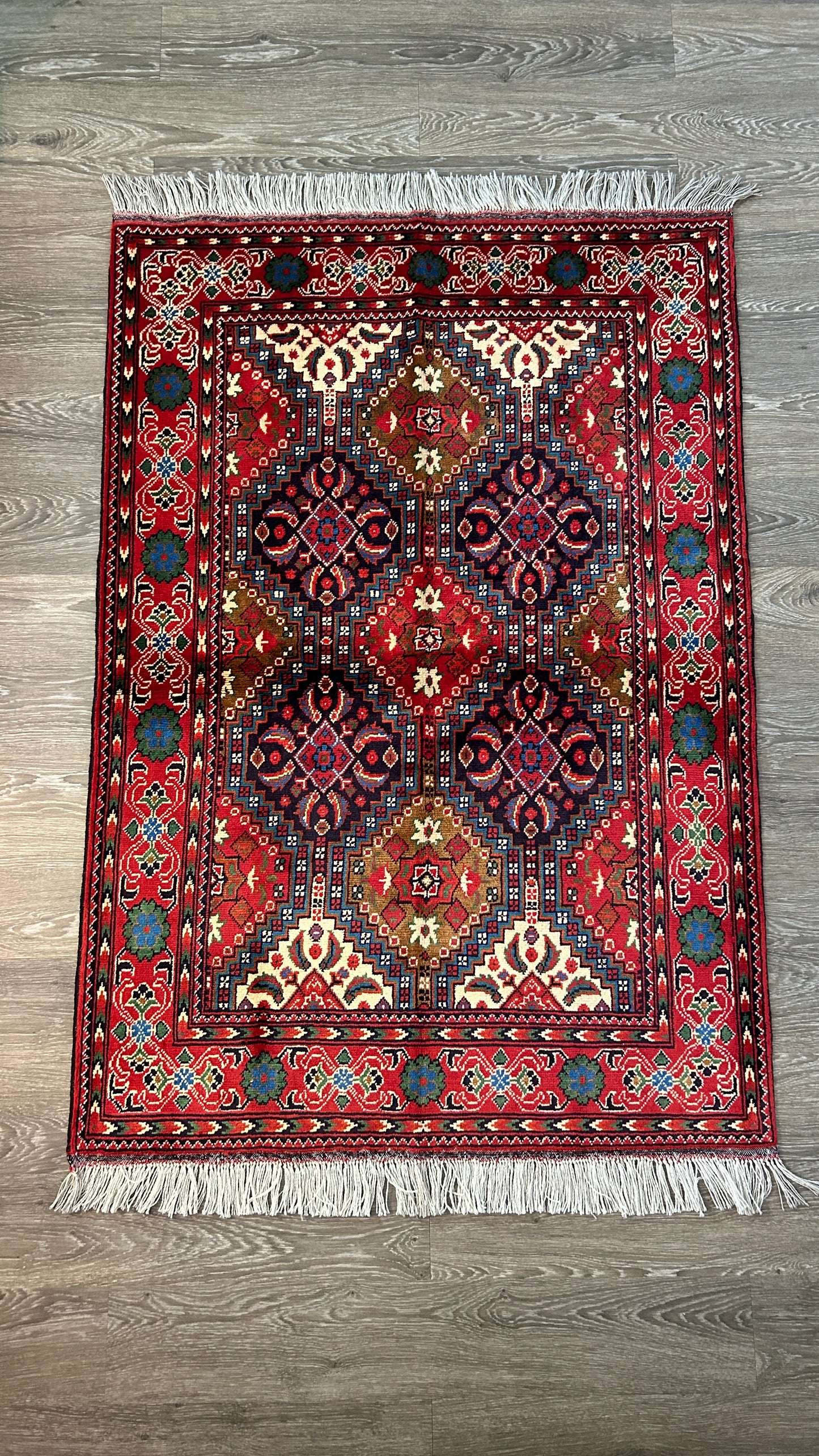 Handmade Rug 3'2" x 5'1”