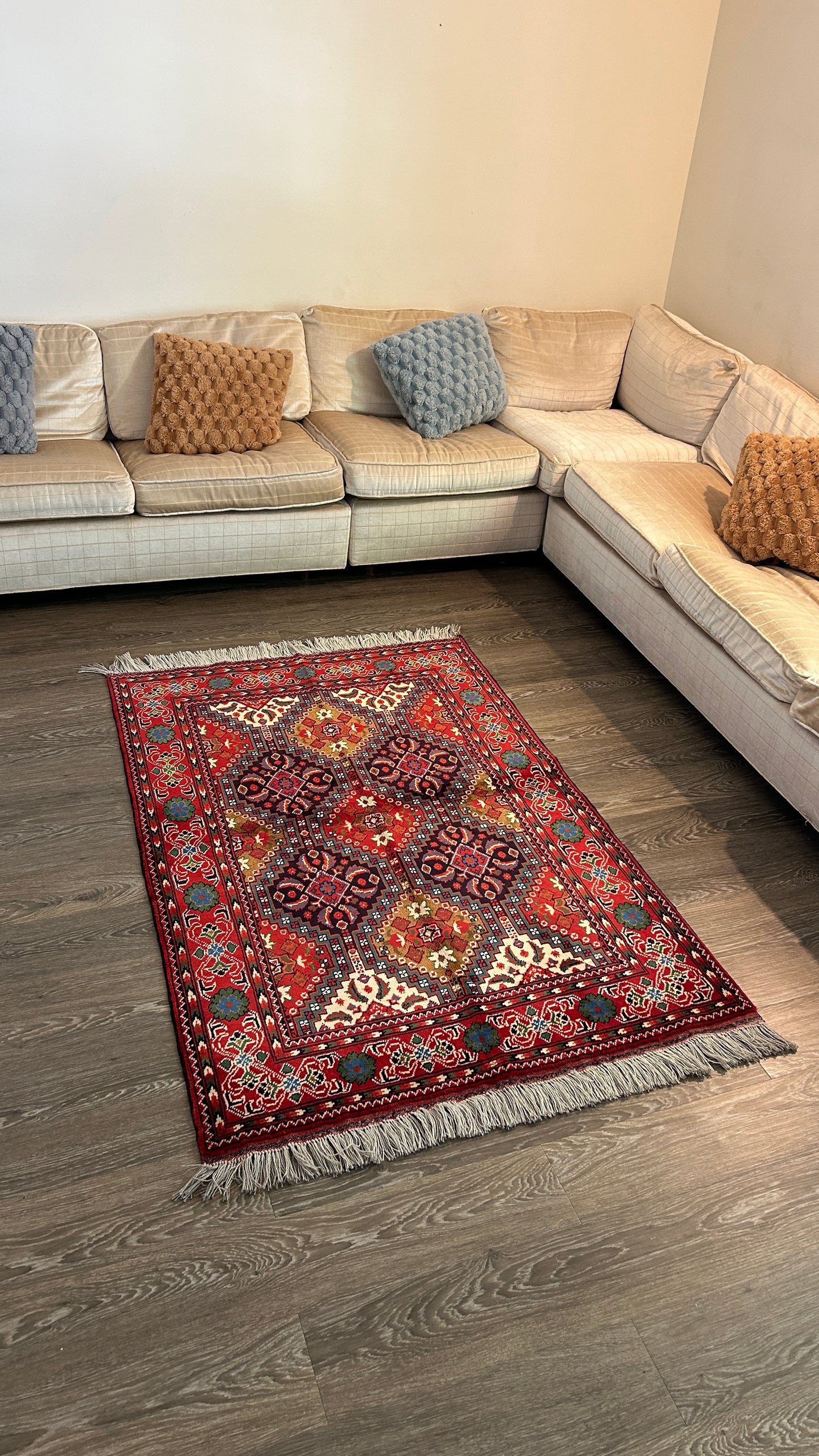 Handmade Rug 3'2" x 5'1”