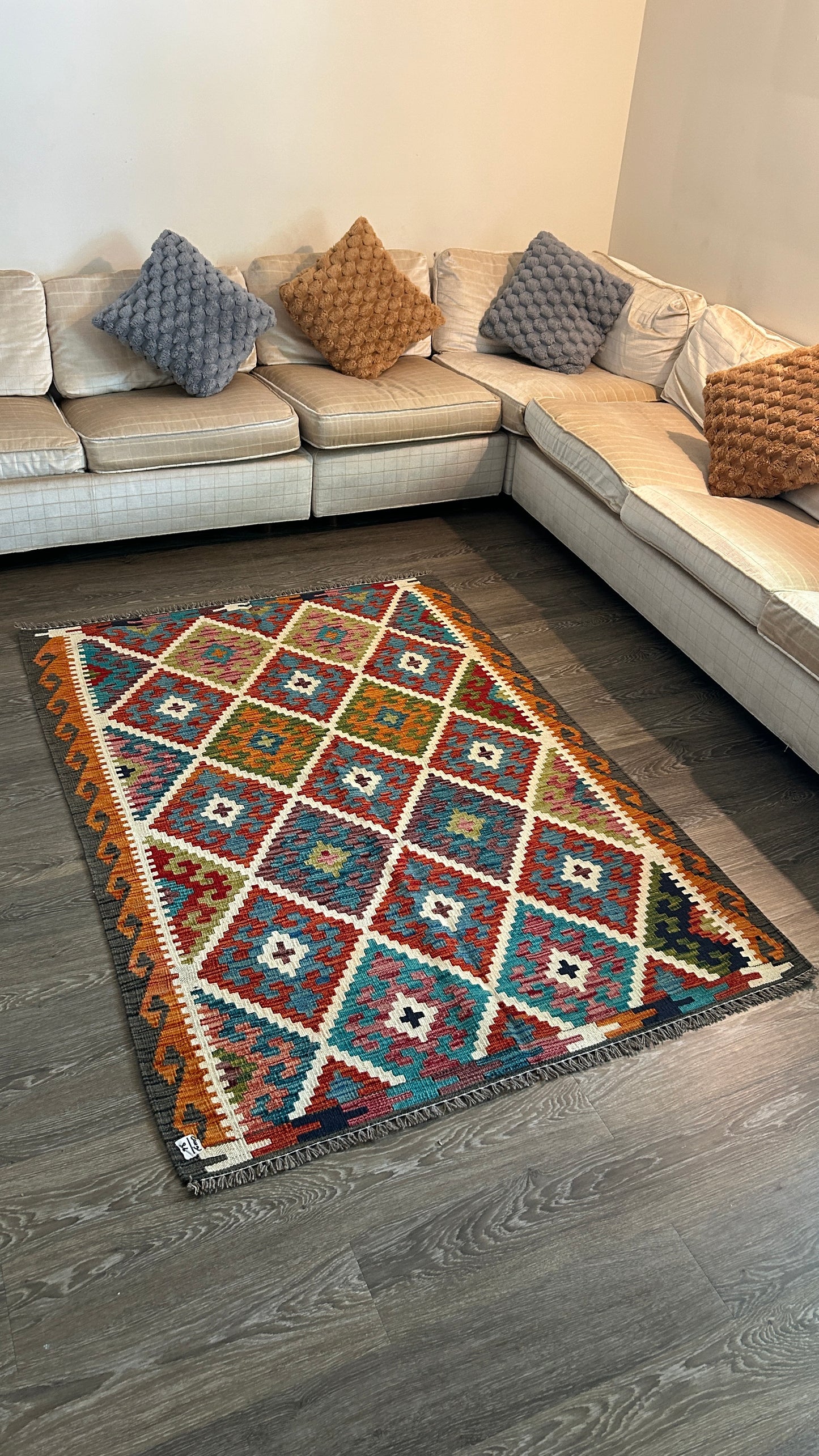 Kilim Rug 4 x 5'10"