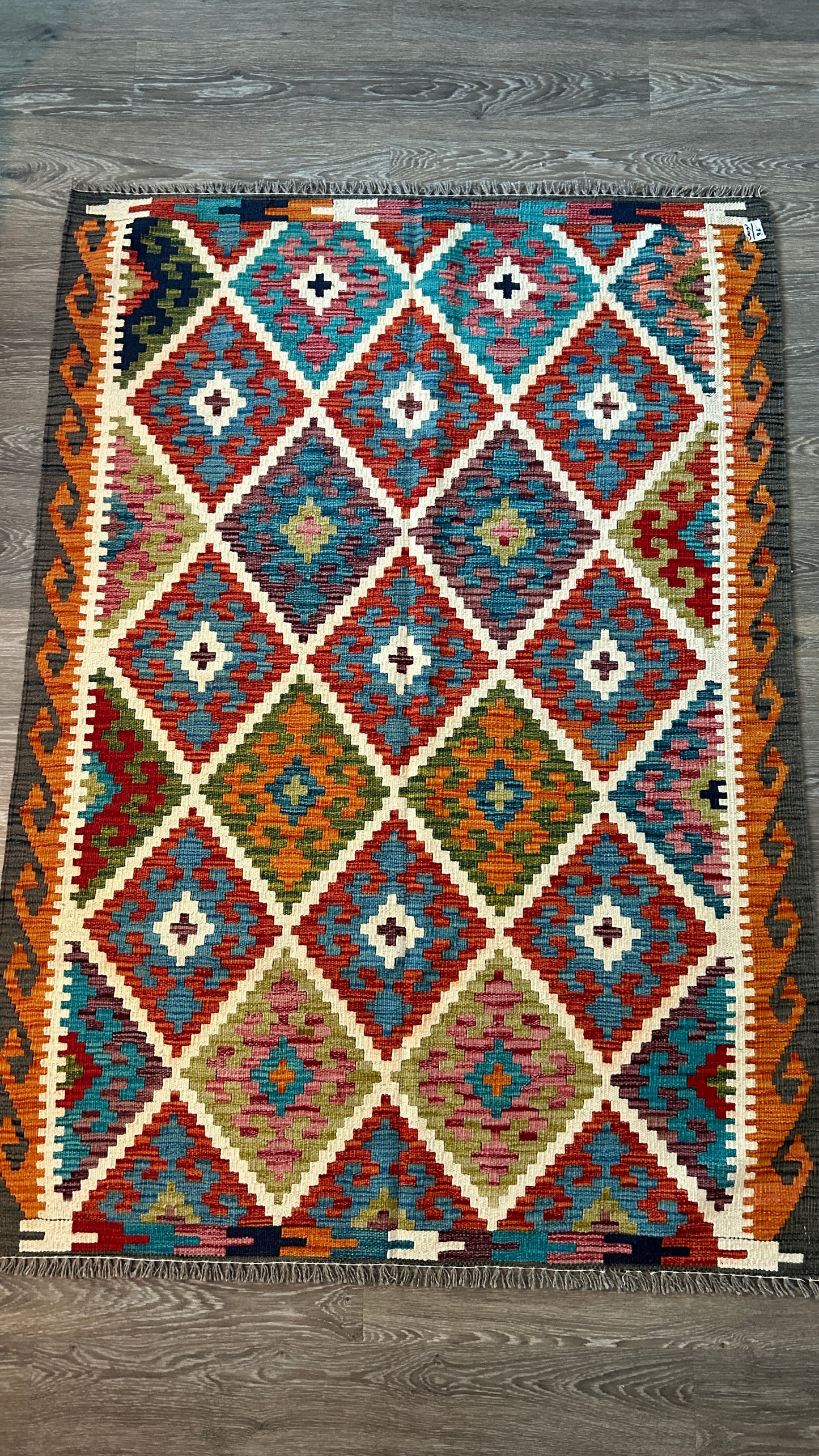Kilim Rug 4 x 5'10"