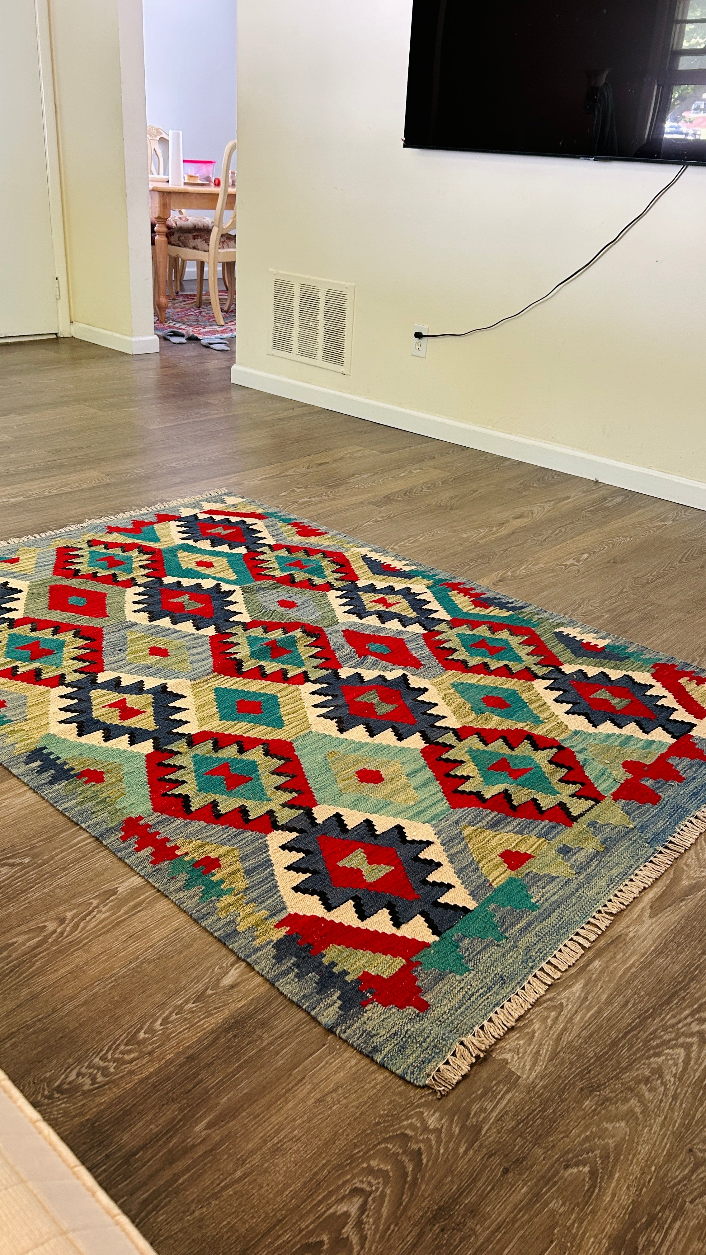 Kilim Rug 4'1