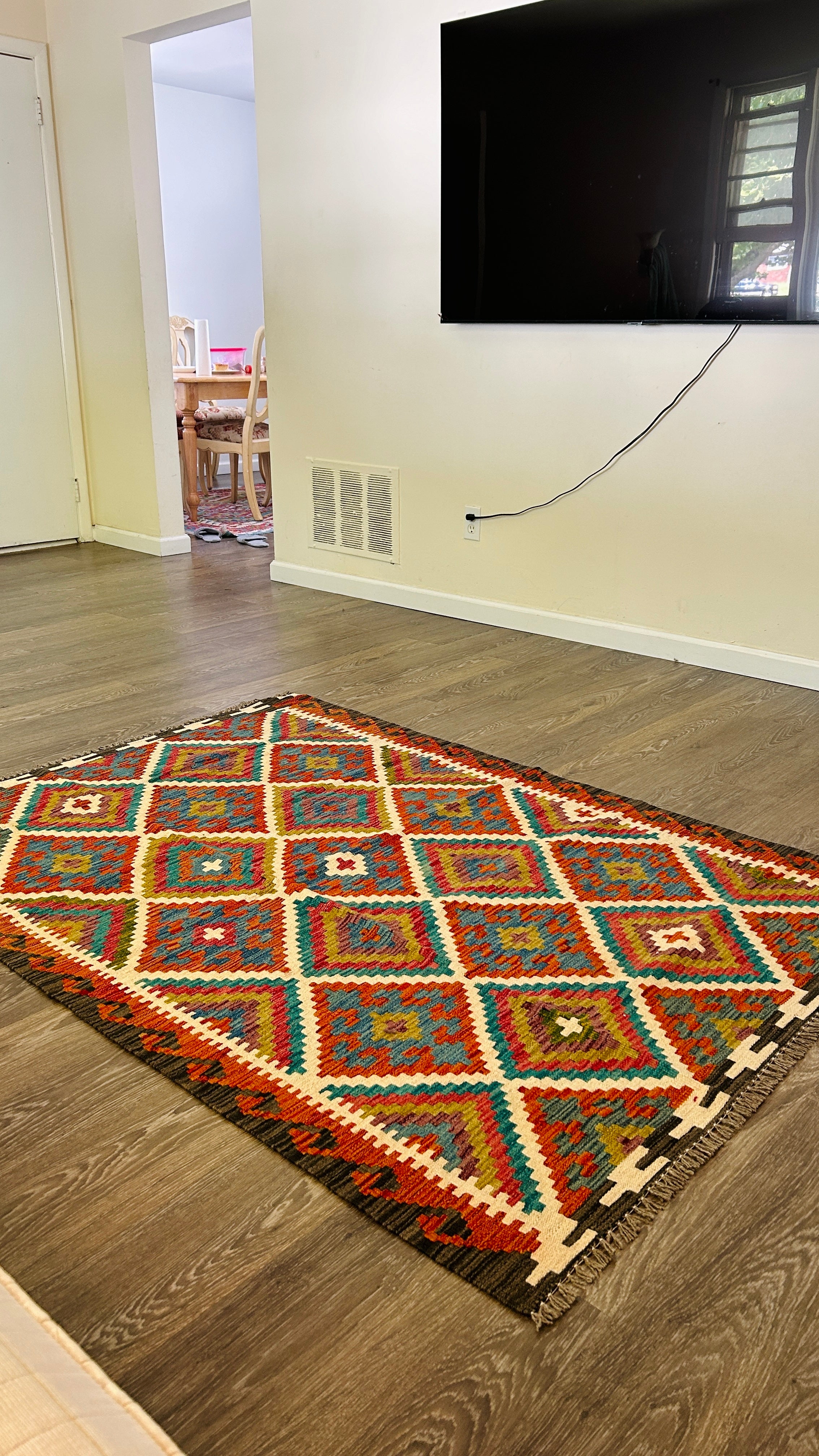 Kilim Rug 4'1