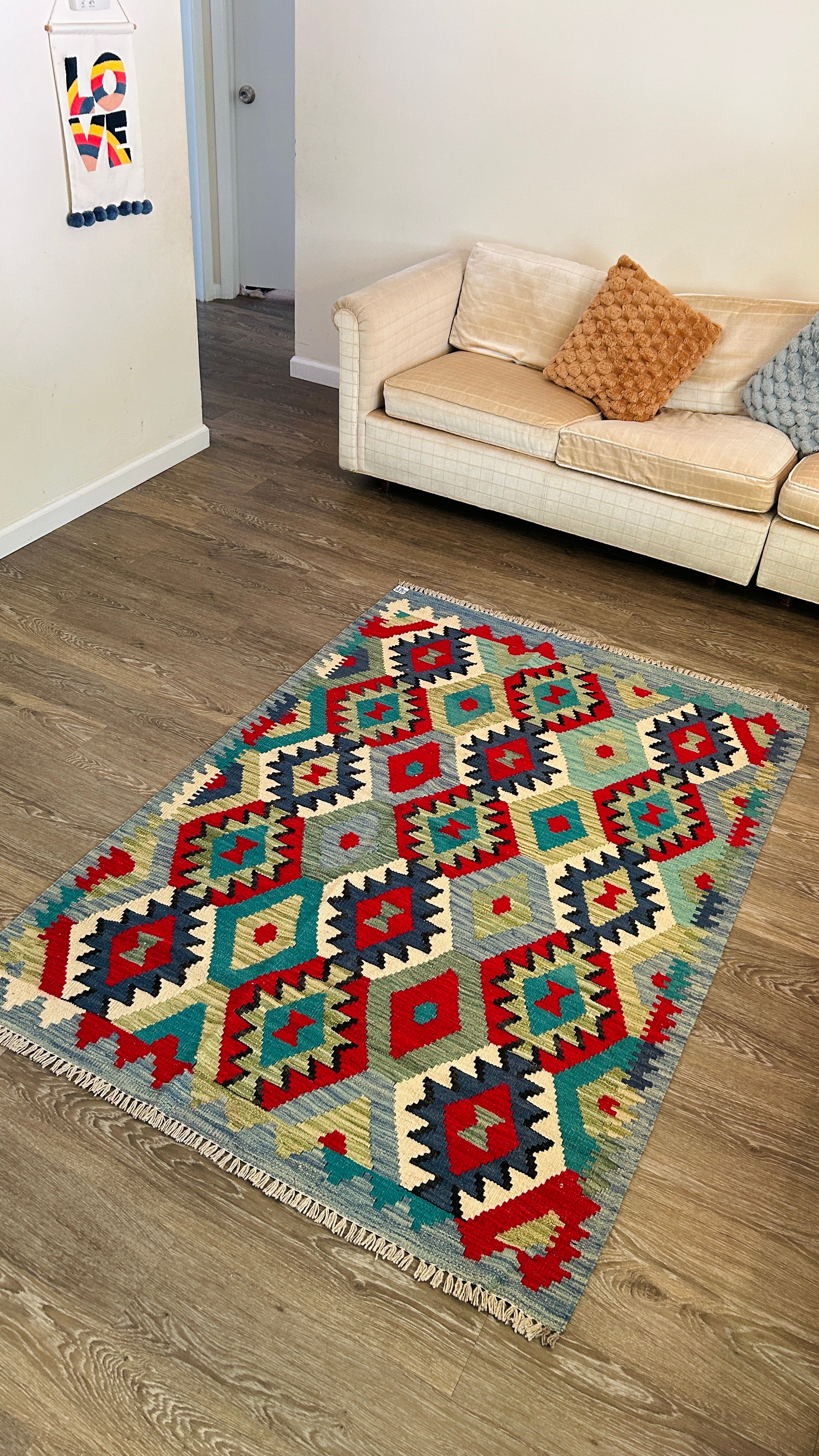 Kilim Rug 4'1