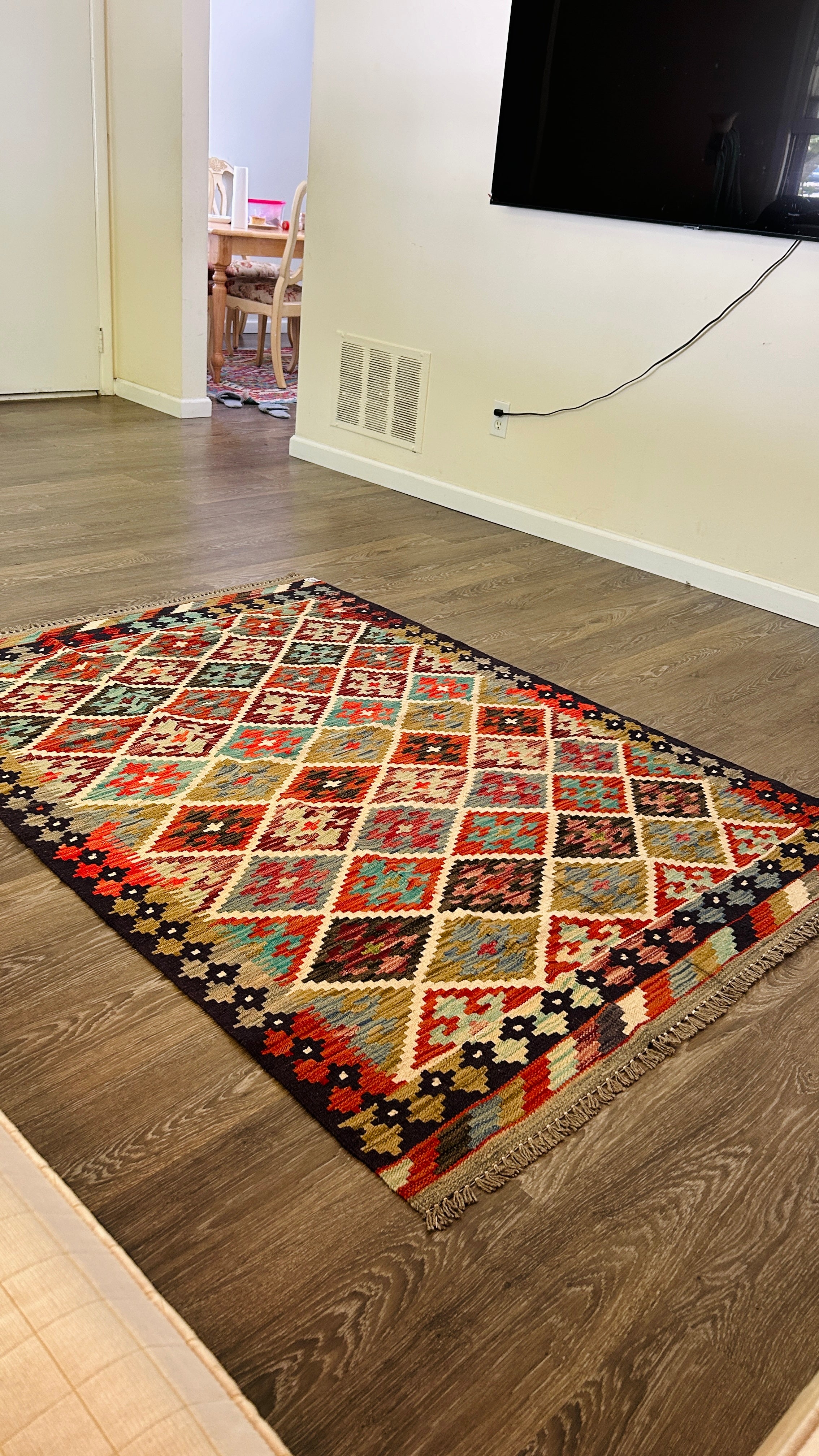 Kilim Rug 4'1