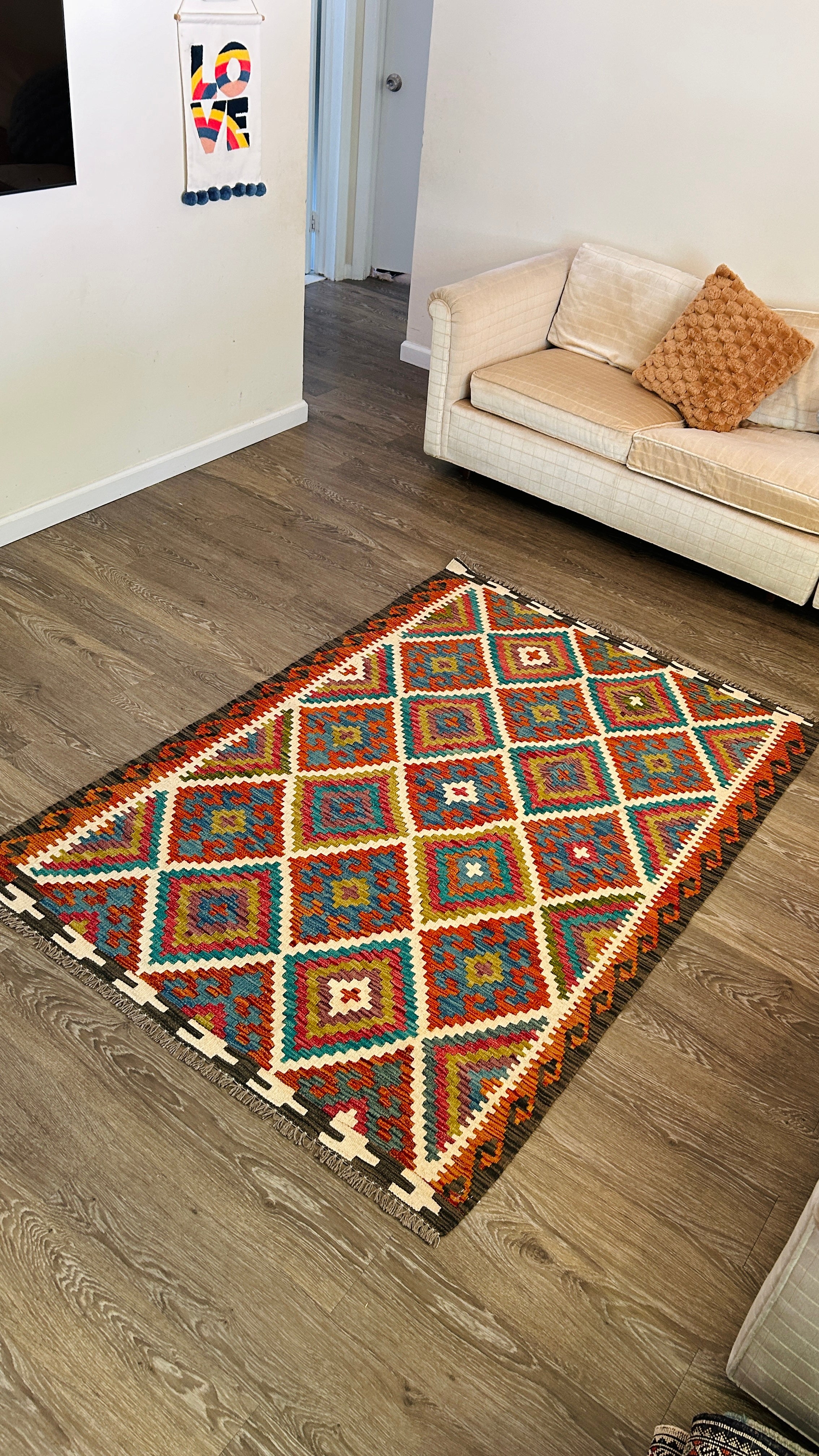 Kilim Rug 4'1