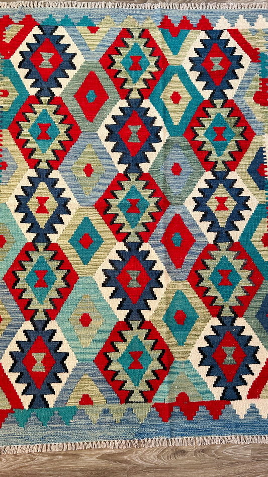 Kilim Rug 4'1" x 5'11"