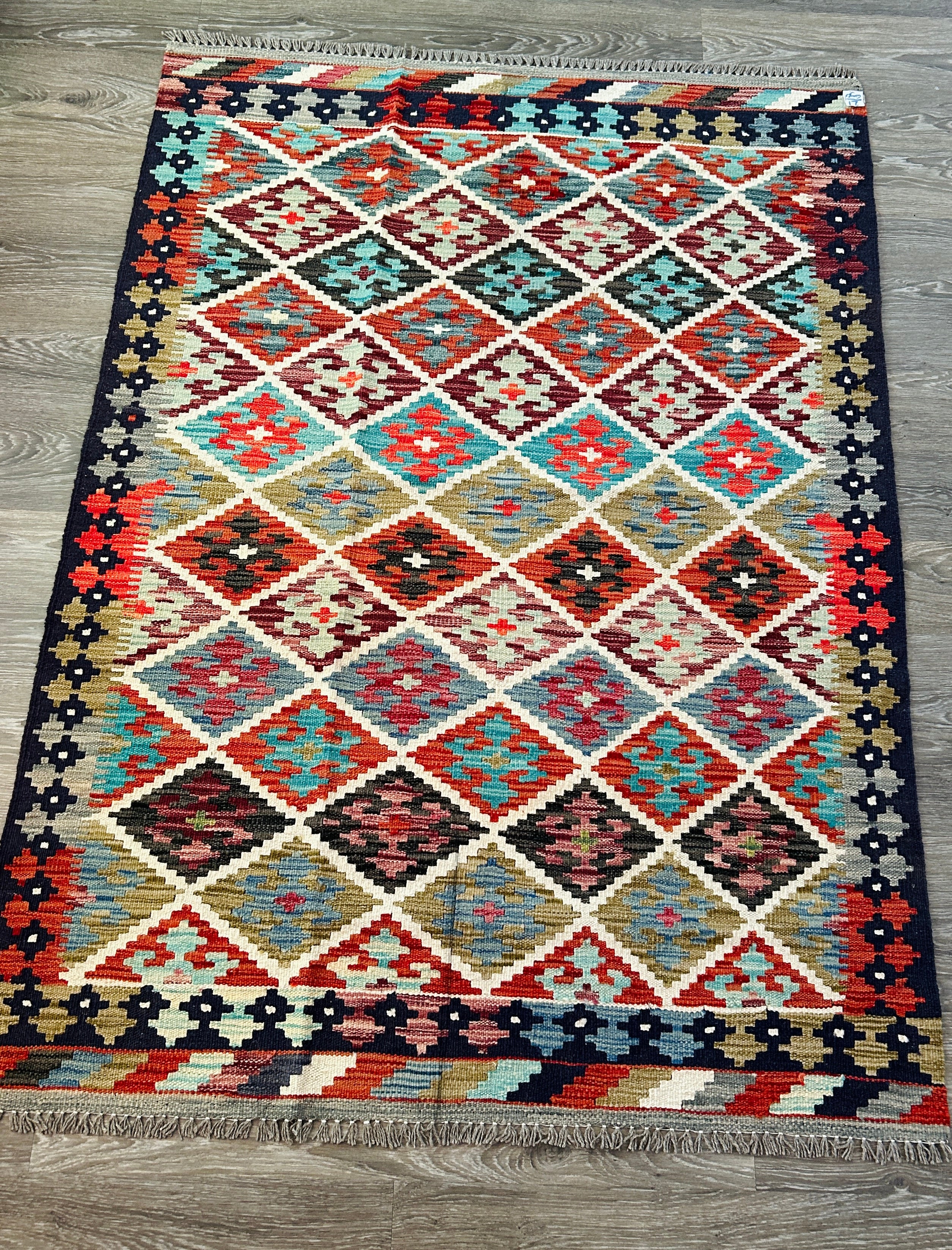 Kilim Rug 4'1